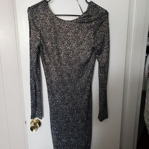 Off Shoulder Mid Length Dress